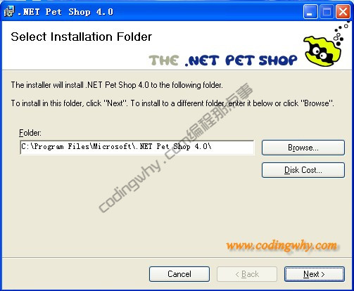 Select Installation Folder界面