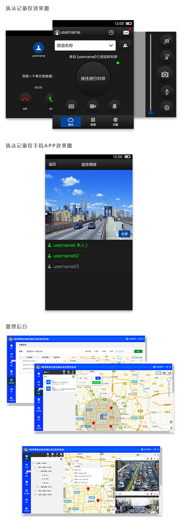 单警执法音视频记录仪管理系统