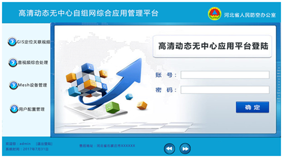 高清动态无中心自组网综合应用管理平台