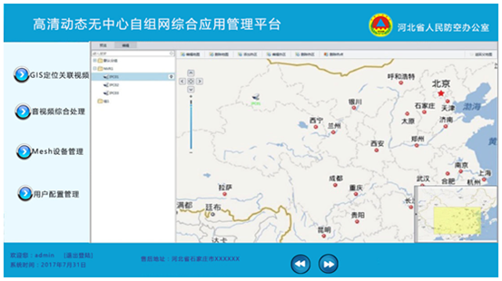 高清动态无中心自组网综合应用管理平台截图1