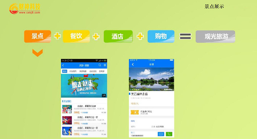 智慧旅游景点展示